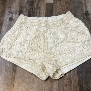Miami lace shorts size medium